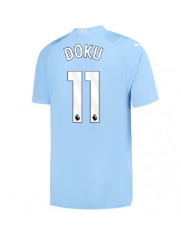 Manchester City Jeremy Doku #11 Heimtrikot 2023-24 Kurzarm